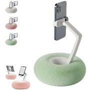 Support de téléphone - Bol à goûter réglable - Support de tablette pour les genoux - Rotation à 360 ° - Design moelleux pour lire et regarder