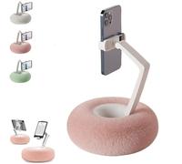 Support de téléphone - Bol à goûter réglable - Support de tablette pour les genoux - Rotation à 360 ° - Design moelleux pour lire et regarder