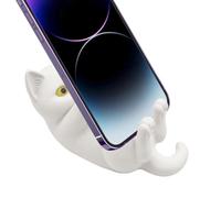 Support De Téléphone Chat Accessoires de Bureau Imprimés 3D en Forme de | Support Animal pour Smartphone et Tablette Pour Liseuse Bureau Maison Chambre Salon Étude Avion