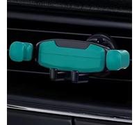 Support de téléphone compact pour grille d'aération de voiture - Bleu