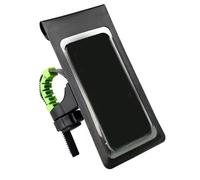 Support de téléphone compact pour vélo avec film de contrôle fin et clip | Position réglable et maintien sûr pour les activités de plein air, avec panneau de caméra transparent pour la capture
