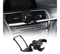 Support de téléphone compatible avec BMW Série 1 2 3 4 GT F30 F32 F33 F34 F36 2013-2019, console centrale, support de téléphone portable, en alliage d'aluminium