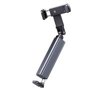 Support de téléphone d'avion - Clip de table de plateau pliant, support de lecteur d'angle | Outil de positionnement de visualisation de téléphone compact réglable, accessoire de montage rotatif
