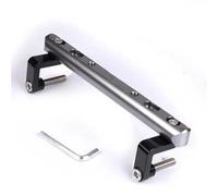 Support De Téléphone De Barre Transversale De Guidon De Barre D'équilibre De Moto Support De Plaque De Navigation GPS pour CB190R CB 190R CB190 R Support Montage Navigation(Argent)