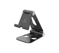 Support de téléphone de bureau Aluminium Réglable Universel Noir