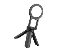 Support de téléphone de bureau compact et pliable pour téléphones et appareils photo - Base solide - Adaptateur de griffe