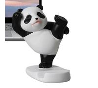Support de téléphone de bureau, Panda antidérapant Fournitures de bureau mignonnes, support de téléphone portable Décoration de bureau Design mignon inspiré des pandas, ce bureau Phofor Maison