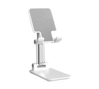 Support de téléphone de bureau pliable et réglable, compatible avec tous les téléphones, avec protection en silicone, support mains libres pour