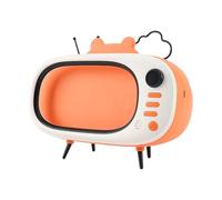 Support de téléphone de bureau - Support de téléphone de bureau, support de téléphone en forme de TV | Support de bureau de style rétro, support de téléphone créatif mignon, support de téléphone