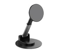 Support de téléphone de bureau, support magnétique pour téléphone | Support de téléphone rotatif à 360 ° avec base en métal | Support pliable de bureau pour téléphone portable avec support