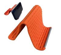 Support de téléphone de bureau - Support portable réglable - 28 x 13 x 2 cm - Support de tablette avion avec support d'angle flexible - Support pliable pour appareil de voyage - Support de bureau