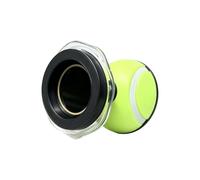 Support de téléphone de clôture pour la pratique du tennis, support de téléphone pour clôture de tennis avec design arrière inspiré de la balle, support de sport à maillons de chaîne, installation de