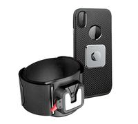 Support de téléphone de course à pied, bracelet de téléphone de sport, rotation à 360 ° et brassard de sport amovible, convient aux smartphones de 4 à 7 pouces, parfait pour la course, le jogging, le
