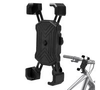 Support de téléphone de cycle, support de téléphone portable pour guidon de moto - Support de montage rotatif du support, accessoires téléphoniques avec boutons réservés et port C