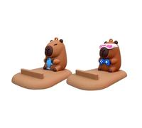Support de téléphone de dessin animé, support de bureau fantaisie en forme d'animal, support de bureau stable en ABS, accessoire mobile pour visualiser, enregistrer, appel, bureau, étude, 5,3 x 8,6 x