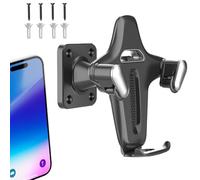 Support de téléphone de douche - Économie d'espace - Support mural solide pour téléphone portable, étanche, pour écouter de la musique et regarder des vidéos dans la salle de bain, la chambre, le lit