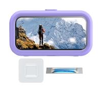 Support de téléphone de douche - Support de salle de bain réglable, support adhésif rotatif à 360 degrés, étui universel avec prise en main sûre | Appareil mobile pour homme et femme Miroir Maison