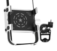 Support de téléphone de moto, porte-parole de téléphone portable pour moto, support de téléphone de vélo anti-shake - Verrouillage haute vitesse, berceau réglable de téléphones int