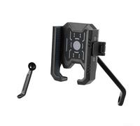 Support de téléphone de moto pour guidon de rétroviseur, fourche, double absorption des chocs, support anti-vibration, utilisation à une main, prise en main sûre pour téléphones GPS de 4,7 à 7,2