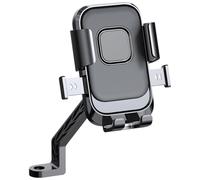 Support de téléphone de moto pour guidon / rétroviseur rotatif - Support de téléphone résistant aux chocs pour scooter et vélo