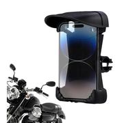 Support de téléphone de moto, support de téléphone portable vélo | Support de téléphone de protection solaire, rotation libre, serrure à clip fixe, fermeture éclair étendue pour smartphone, moto