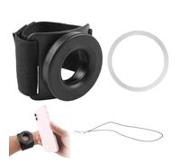 Support de téléphone de poignet, support de téléphone rotatif - Support de téléphone magnétique pour courir - Fournitures de sport de plein air, support de téléphone portable pour l'entrée