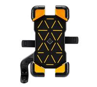 Support de Téléphone de Vélo Compact, Installation Facile pour Une Navigation Sûre sur Les Motos et Les Scooters 5,67 X 3,03 X 1,18 Pouces (Type de rétroviseur Jaune)