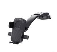 Support de téléphone de voiture à gravité avec double valve de pression ventouse pour fixation sécurisée sur le tableau de bord et réglage de l'angle complet (tatouage facial)