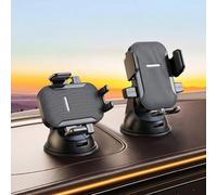 Support de téléphone de voiture à ventouse réglable à 360°, compatible avec les orientations horizontale et verticale, support de navigation stable sur le tableau de bord, compact et élégant , Ventous