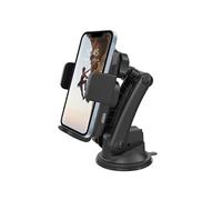 Support de téléphone de voiture Chargeur sans fil Tableau de bord et pare-brise Noir