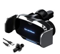 Support de téléphone de voiture électrique rotatif à 360 degrés - maintien sécurisé, technologie de serrage automatique, matériau | Support mobile pour voiture, ajustement flexible, design com