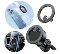 Support de téléphone de voiture magnétique avec anneau noir