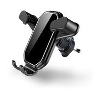 Support De Téléphone De Voiture Par Gravité Pour Téléphone Portable De 4.7 À 7 Pouces,Support De Téléphone Universel Antichoc Avec Clip Gps Pour Smartphone.Mirror Black.