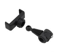 Support de téléphone de voiture pour appui-tête rotatif à 360° - Support réglable pour streaming en direct, tableau de bord, pare-brise, grille d'aération - 45-83 mm - Noir