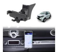Support de téléphone de voiture pour Benz Smart 451 Fortwo 2009-2015 - Support de téléphone portable fixe rotatif sur le côté pour iPhone Android et smartphones universels (conduite à gauche) (style B