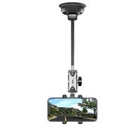 Support de téléphone de voiture pour photographie - Support de téléphone portable pour voiture avec base à ventouse puissante, accessoires de voiture anti-secousses, support de téléphone réglable à