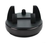 Support de téléphone de voiture pour tableau de bord, support antidérapant en nano-gel avec rotation à 360°, convient pour téléphones et GPS de 4,7 à 7 pouces, noir
