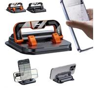 Support de téléphone de voiture rotatif à 360 degrés, angle de réglage horizontal et vertical de l'écran, forte aspiration, support de téléphone portable antidérapant, adapté pour la navigation de