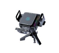 Support de téléphone de voiture rotatif à 360° pour grille d'aération, tableau de bord, support de téléphone intelligent à induction