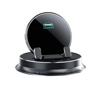 Support de téléphone de voiture rotatif à 360° réglable pour ranger les | ABS + silicone + PC, poignée à ressort sécurisée, rangement de câble organisé, s'adapte à la plupart des smartphones pour la