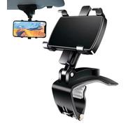 Support de téléphone de Voiture - Support de Navigation pour Pare-Soleil de Voiture - Rotation à 360 degrés - Support de Smartphone Automobile résistant aux Chocs pour berline, Camion