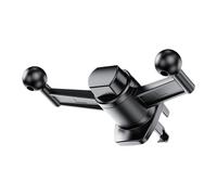 Support de téléphone de Voiture | Support de téléphone à Double tête sphérique, Clips de Fixation pour Grille d'aération de Voiture pour téléphone Portable, GPS, Accessoires