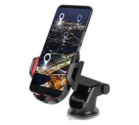 Support de Téléphone de Voiture, Support de Téléphone à Ventouse à Bras Long Télescopique pour évent de Pare-brise de Tableau de Bord de Voiture, Clip Mains Libres, Support de Téléphone Portable, Comp