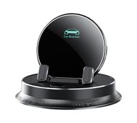 Support de téléphone de voiture - Support de téléphone portable pour tableau de bord - Support rotatif à 360 ° - Pince mobile sécurisée pour véhicules - Support GPS réglable - Titulaire de smartphone