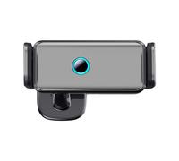 Support de téléphone de voiture - Support de téléphone portable rotatif à 360° - Support automatique à pince de voiture avec commande par capteur - Pour smartphone, navigation de voiture, tableau de