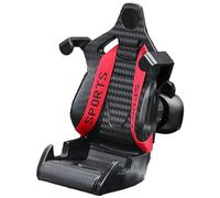 Support de téléphone de voiture - Support de voiture pivotant pour siège de course | Support de téléphone multifonction pour entrée d'air rotatif à 360 ° avec ceinture de sécurité de voiture