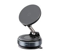 Support de téléphone de Voiture - Support magnétique à Vide réglable à 360°, Support Pliable en de Zinc | Support de Tableau de Bord et de Protection Contre Le Vent Compatible avec Le