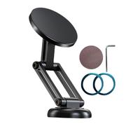 Support de téléphone de Voiture - Support magnétique Pliable, Support pivotant pour Tableau de Bord, Accessoires Mains Libres, Clip intérieur | Support Universel pour la Conduite de Navigation