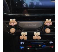 Support de téléphone de voiture, universel, multifonctionnel, dessin animé mignon, empêche les tremb