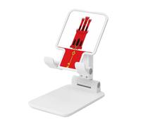 Support de téléphone drapeau de Gibraltar - Support de téléphone de bureau réglable pour iPhone, téléphones portables et tablettes - Design pliable